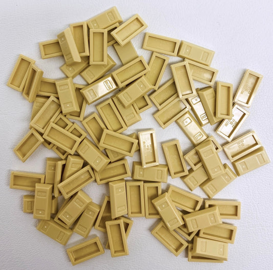 LEGO Tan Ingot Tiles Pack of Approx 80