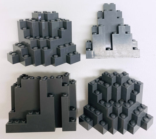 LEGO Dark Bluish Grey Rock Panels Fun Pack