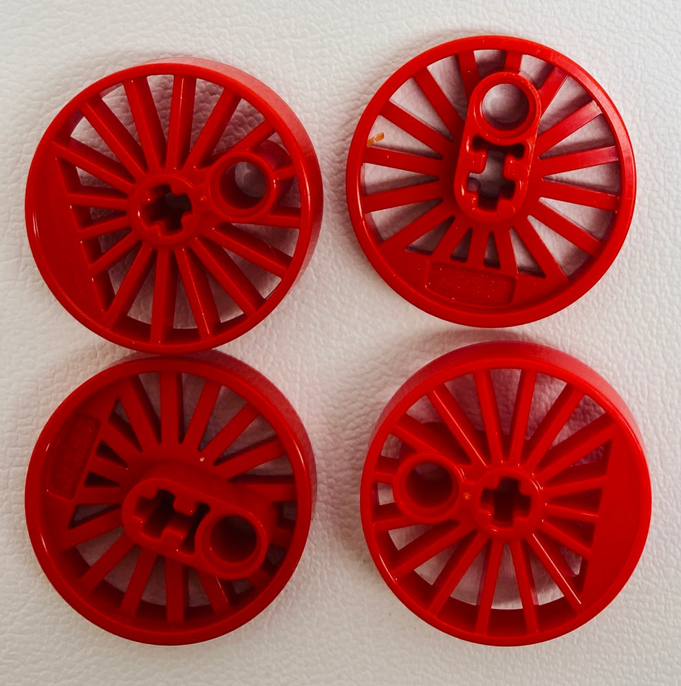 LEGO Red Train Wheel Pack 30mm x4 – BrickResales