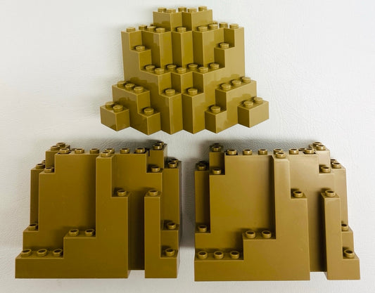 LEGO Dark Tan Rock Panels Fun Pack