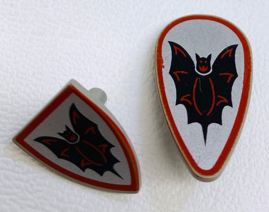 LEGO Castle Shields Fun Pack of 2 Bat Pattern