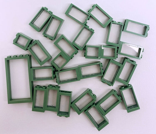 LEGO Window Fun Pack Sand Green Frames