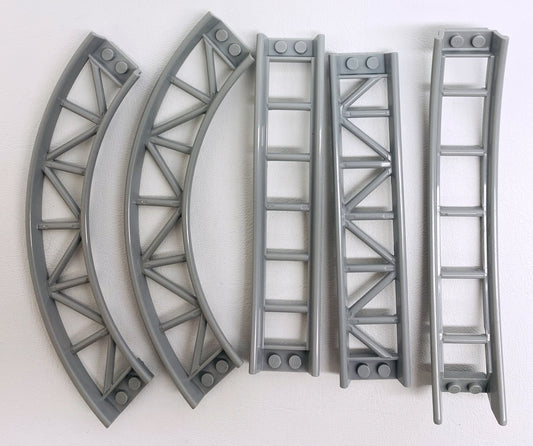 LEGO Roller Coaster Track Mixed Pack Light Bluish Grey