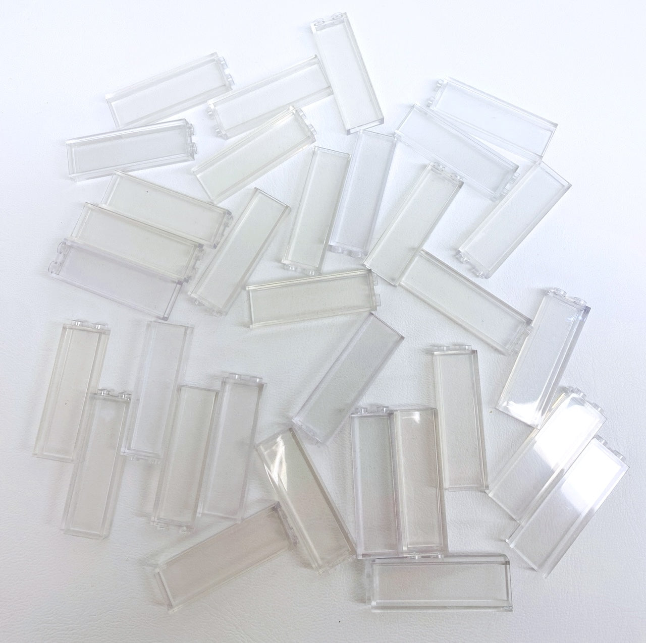 LEGO Trans Clear Brick 1x2x5 Pack of Approx 30