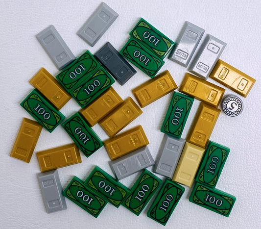 LEGO Ingot / Money Tiles Mixed Fun Pack