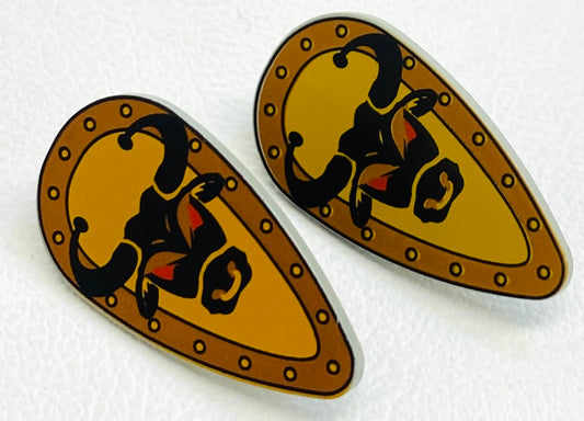 LEGO Castle Shields Fun Pack of 2 Bull Pattern