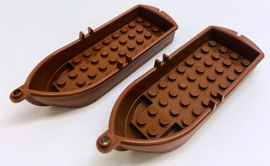 LEGO Rowing Boats Pack Of 2 Reddish Brown