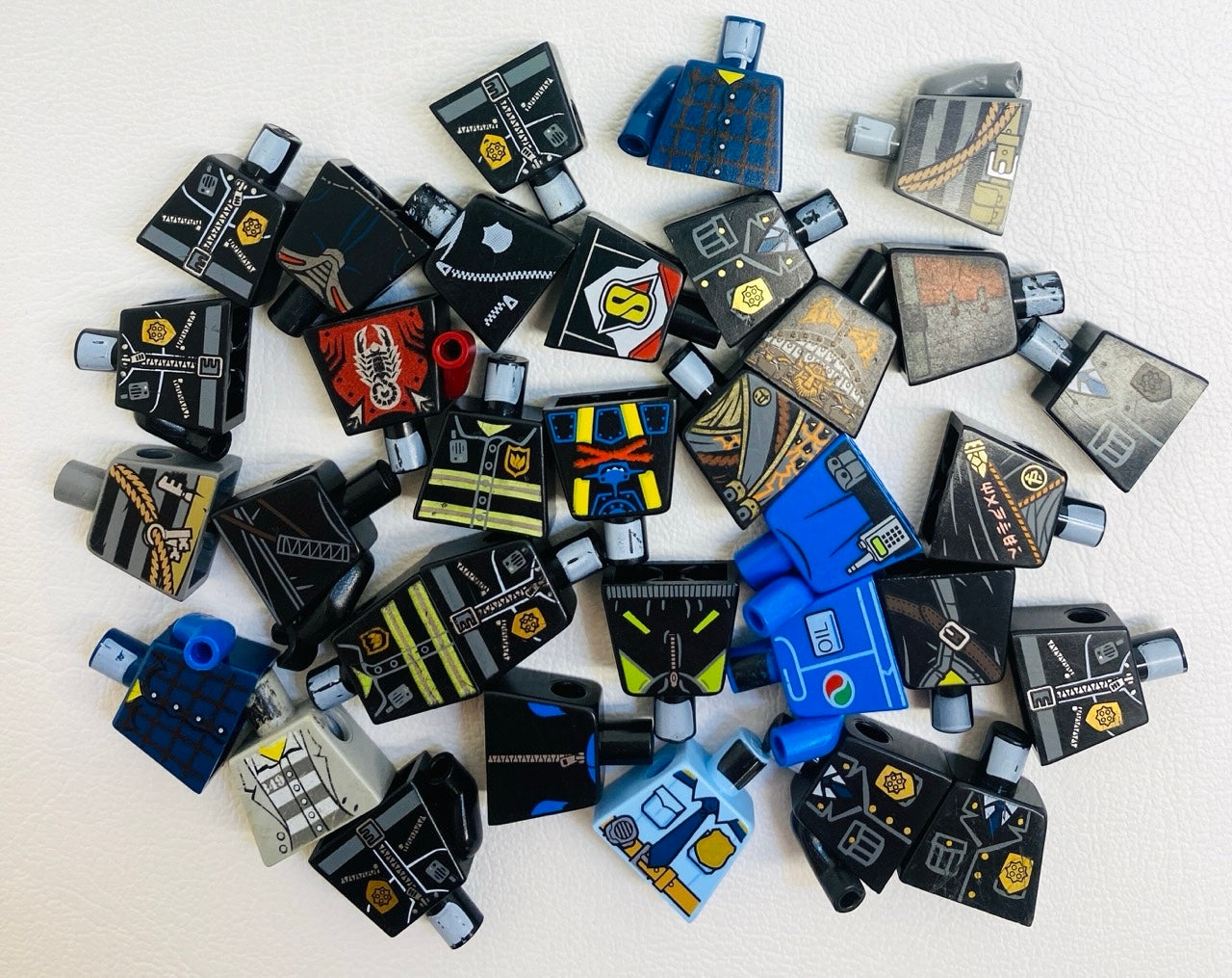 LEGO Minifigure Pieces Fun Pack Mixed Torsos City Ninjago Chima Western and More