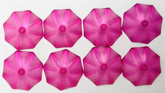 LEGO Umbrella Tops Pack of 8 Trans Dark Pink