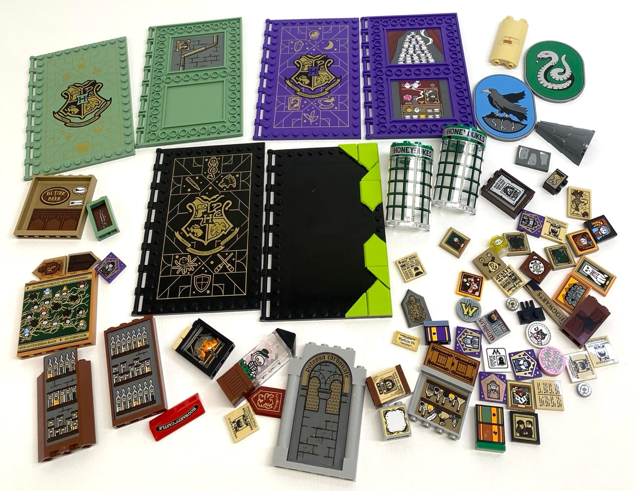 LEGO Harry Potter Hogwarts Fun Pack Mixed Book Cover Tiles Panels Bricks Slopes and More