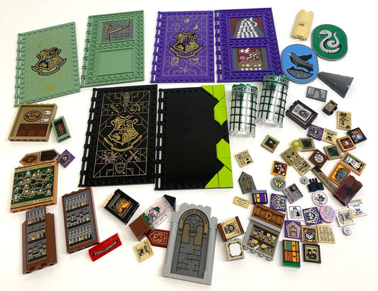 LEGO Harry Potter Hogwarts Fun Pack Mixed Book Cover Tiles Panels Bricks Slopes and More