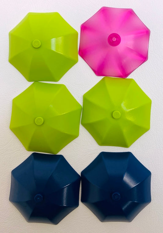LEGO Umbrella Tops Pack of 6 Mixed Colours