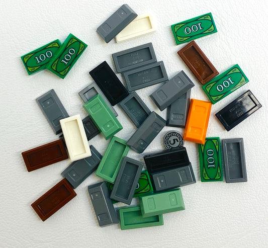 LEGO Ingot / Money Tiles Mixed Fun Pack