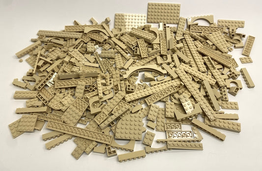 LEGO Tan Fun Pack Mixed Pieces Bricks Slopes Plates and More