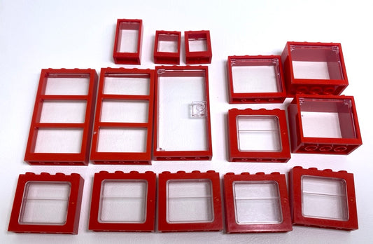 LEGO Window Fun Pack Red Frames Trains / City