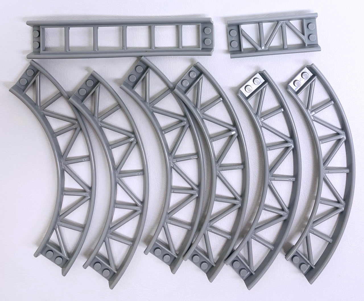 LEGO Roller Coaster Track Mixed Pack Light Bluish Grey