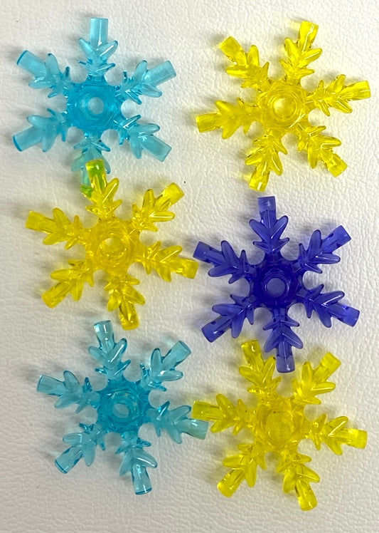 LEGO Crystal Snowflakes Pack Of 6 Mixed Colours