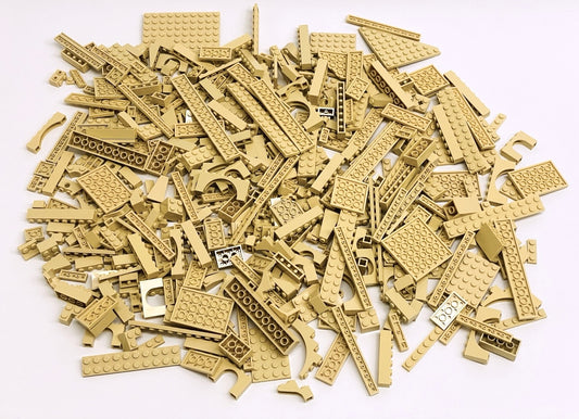 LEGO Tan Fun Pack Mixed Pieces Bricks Slopes Plates and More