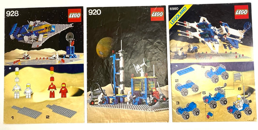 LEGO Classic Space Vintage Instructions Fun Pack - Set #920 #928 #6980