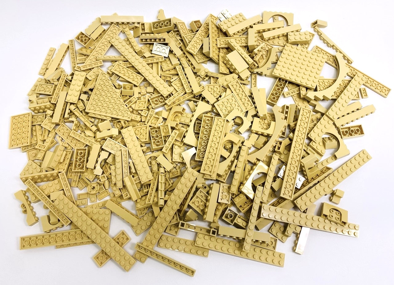 LEGO Tan Fun Pack Mixed Pieces Bricks Slopes Plates and More