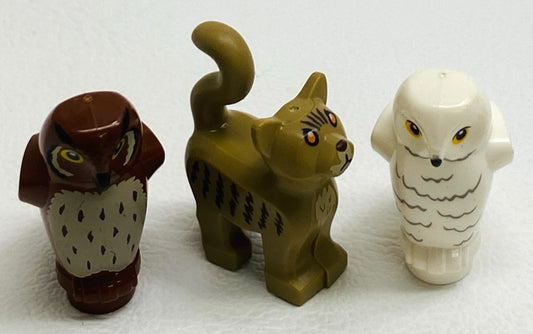 LEGO Animals Fun Pack Cat (Mrs Norris) and Owls Harry Potter