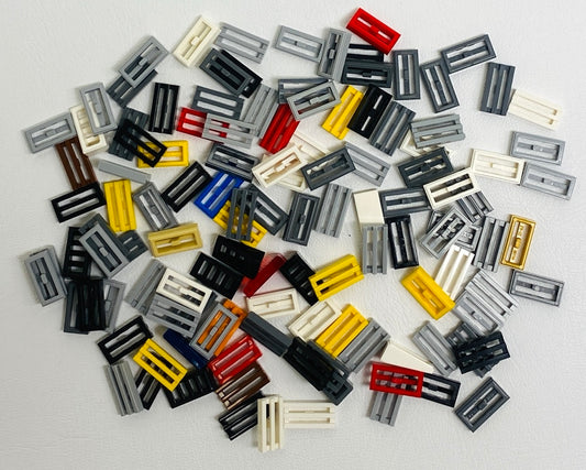 LEGO Grille Tile 1x2 Fun Pack Mixed Colours