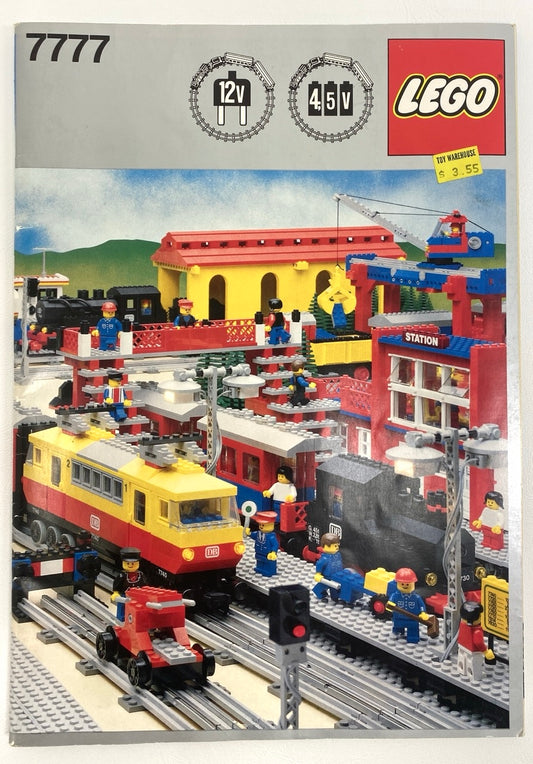 LEGO Trains Vintage Ideas Book #7777 As Pictured