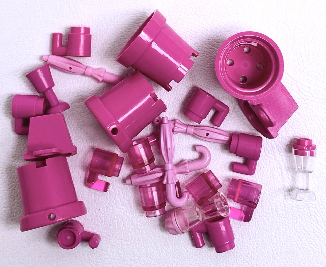 LEGO Minifigure Accessory Fun Pack Mixed Pink Pieces