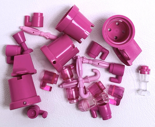 LEGO Minifigure Accessory Fun Pack Mixed Pink Pieces
