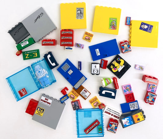 LEGO Simpsons KwikEMart Details Fun Pack Windows Tiles and More
