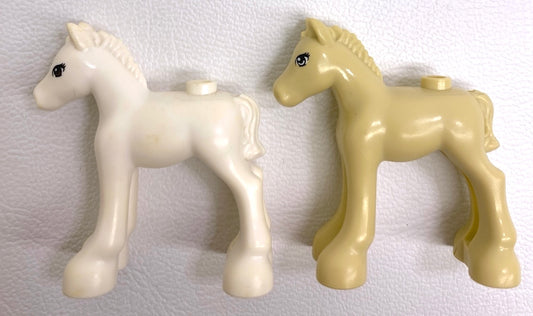LEGO Friends Animal Foal / Baby Horse / Pony Pack of 2 Mixed Colours