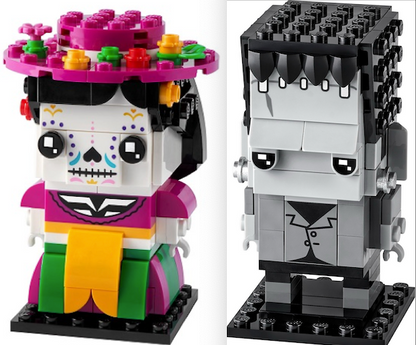 LEGO Brickheadz La Catrina and Frankenstein Halloween Fun Pack