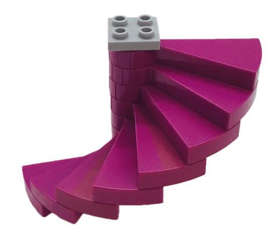 Magenta Spiral Stairs