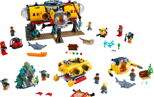 LEGO City Ocean Exploration Fun Pack Set #60263 #60264 #60265