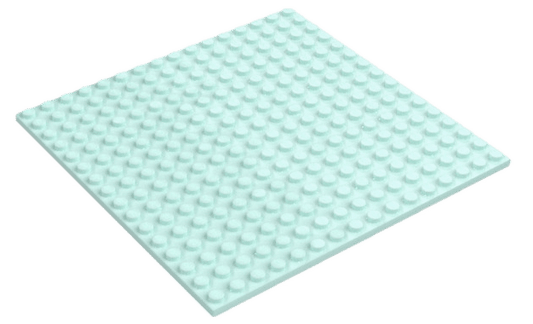 Plate-16&#215;16-Light-Aqua