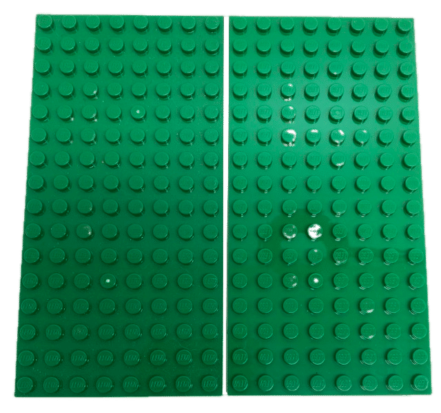 Plate 8&#215;16 Pack of 2 Green Medium