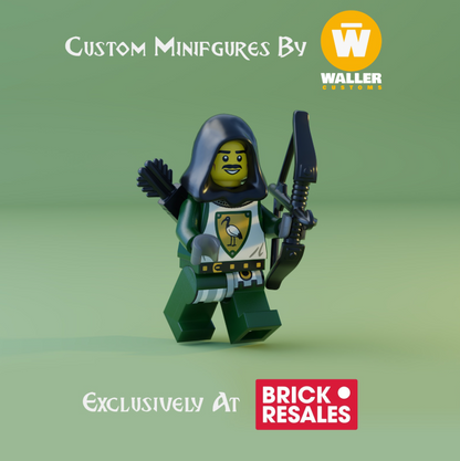 Iconic & Exclusive Waller Customs Bin Chicken Archer!  Sold only at BrickResales! Collect them all!