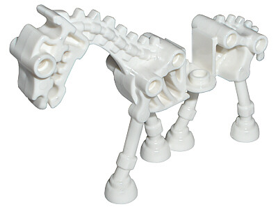 LEGO Animal Skeletal Horse - White