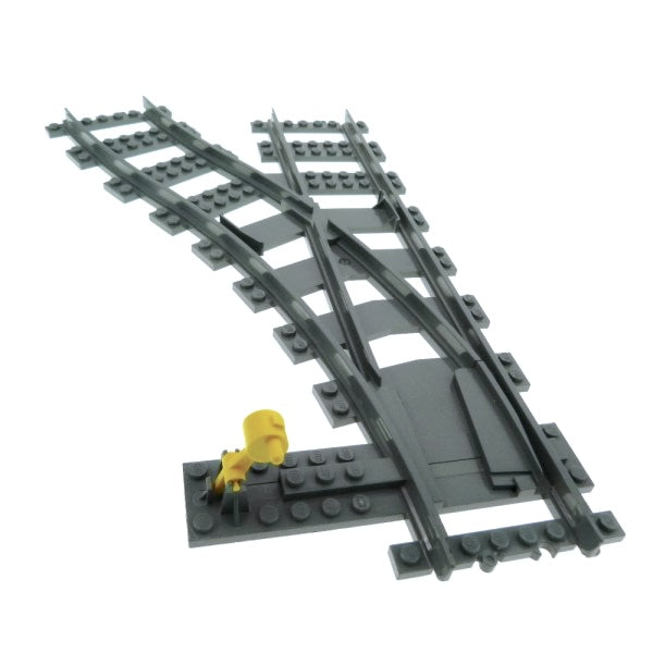 LEGO Trains Plastic Track Switch Point Left with Throw Lever