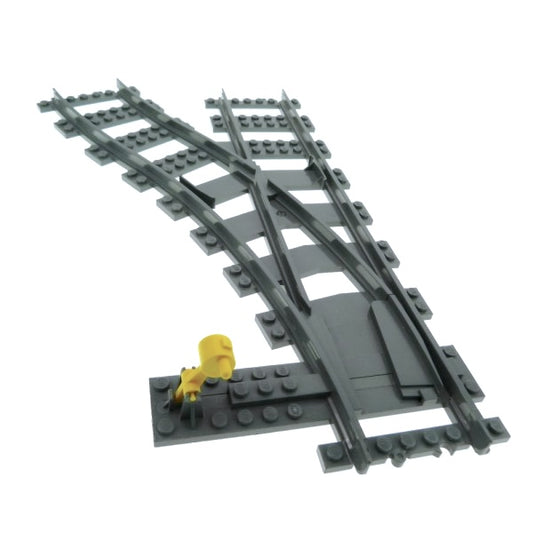 LEGO Trains Plastic Track Switch Point Left with Throw Lever