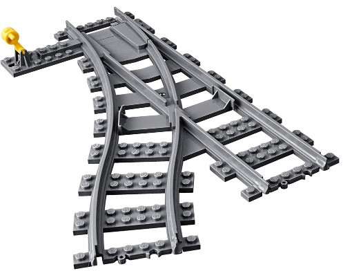 LEGO Trains Plastic Track Switch Point Right with Throw Lever