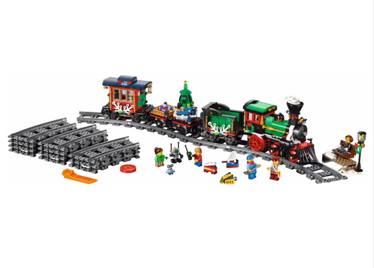 LEGO Creator Winter Holiday Train Set #10254 Includes Minifigures and Instructions