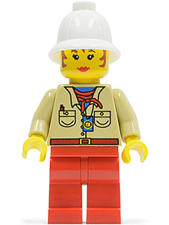 LEGO Adventurers Pippin Reed / Gail Storm Minifigure