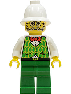 LEGO Adventurers Dr Kilroy / Dr Charles Lightning Minifigure