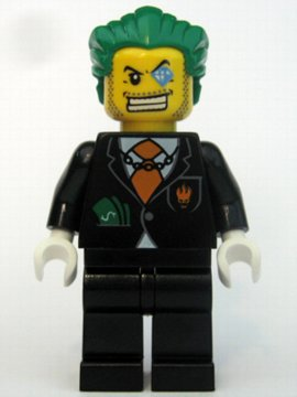 LEGO Agents Dollar Bill Minifigure