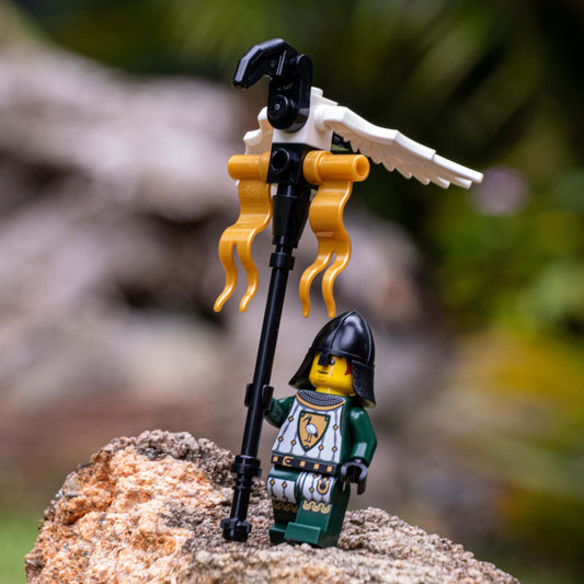 Iconic & Exclusive Waller Customs Bin Chicken Standard Bearer!  Sold only at BrickResales! Collect them all!