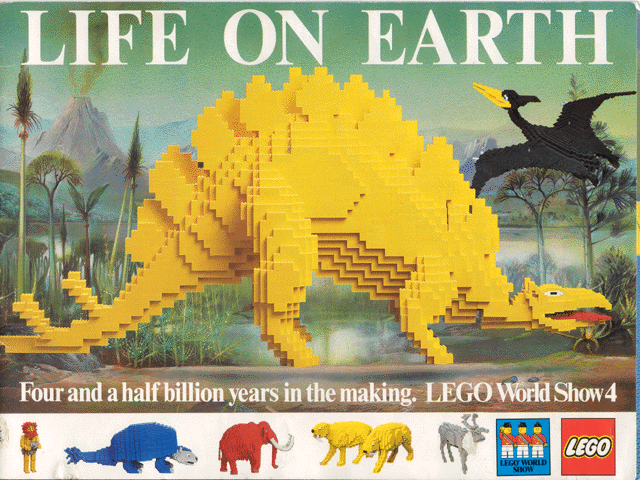 LEGO Vintage Life On Earth World Show 4 Program 1983