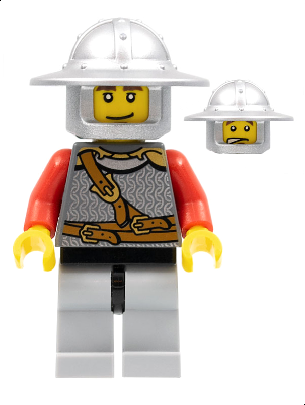 LEGO Castle Lion Knight Scale Mail Minifigure