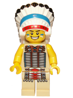 LEGO Western Tribal Chief Minifigure