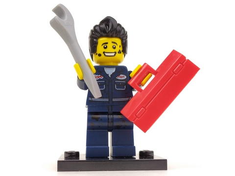 LEGO Mechanic Minifigure